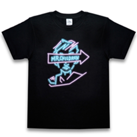 エントランスマン(Neon) Tシャツ BLACK