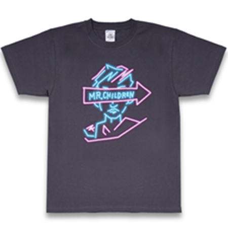エントランスマン(Neon) Tシャツ CHARCOAL GRAY