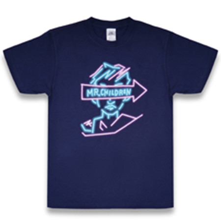 エントランスマン(Neon) Tシャツ NAVY